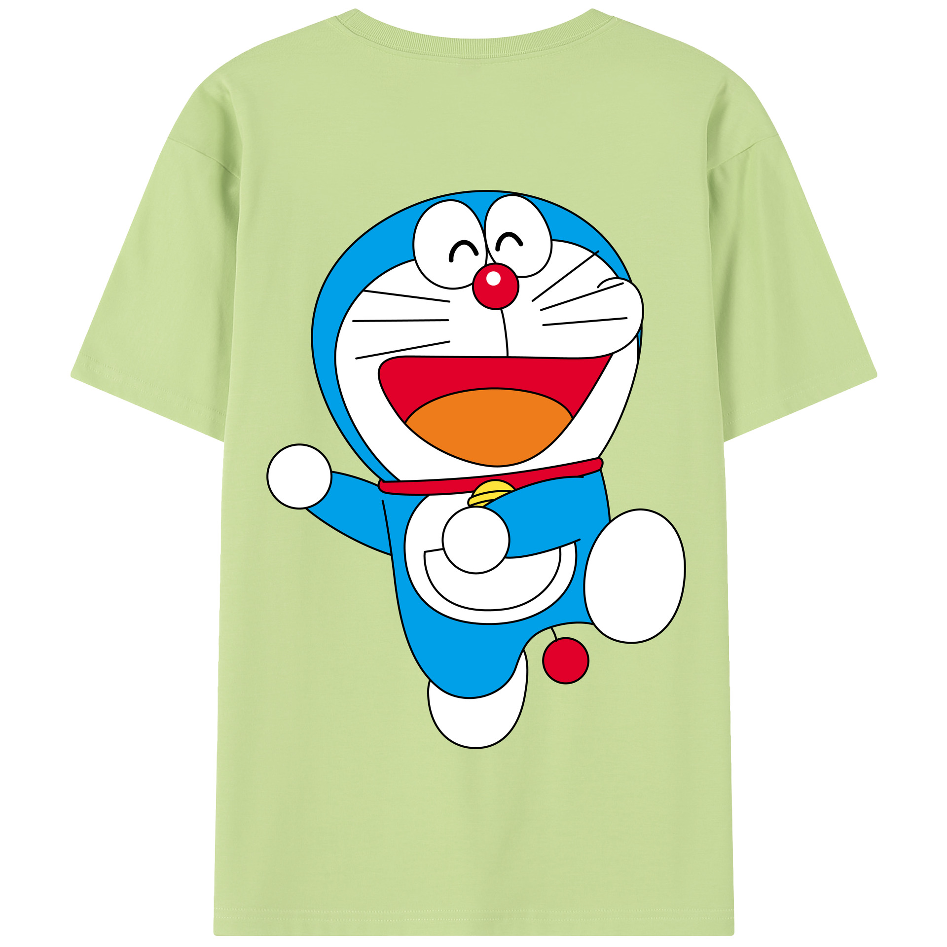 （画像用） ドラえもん Doraemon 綿100％半袖Tシャツ（背面プリント）